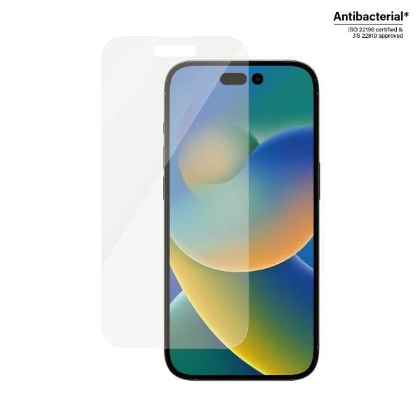 PanzerGlass Classic Fit antibakterielt glas til iPhone 14 Pro