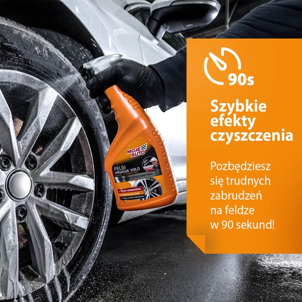 MOJE AUTO - Præparat til fælge "Blodigt hjul" 750ml - Atomizer