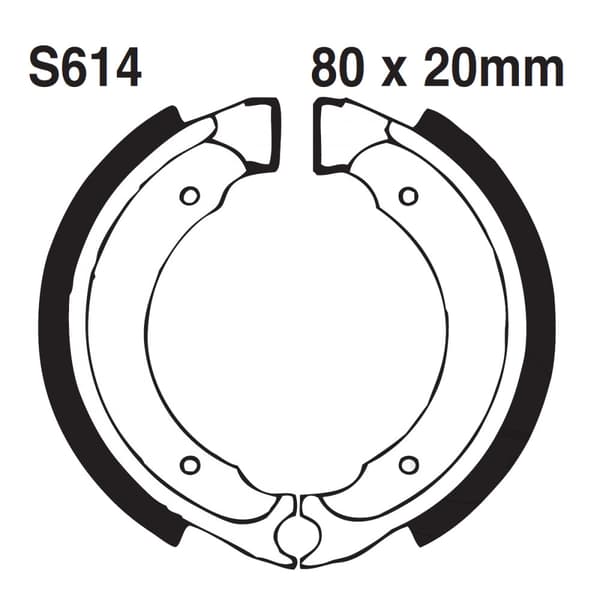 EBC S614G bromsbackar