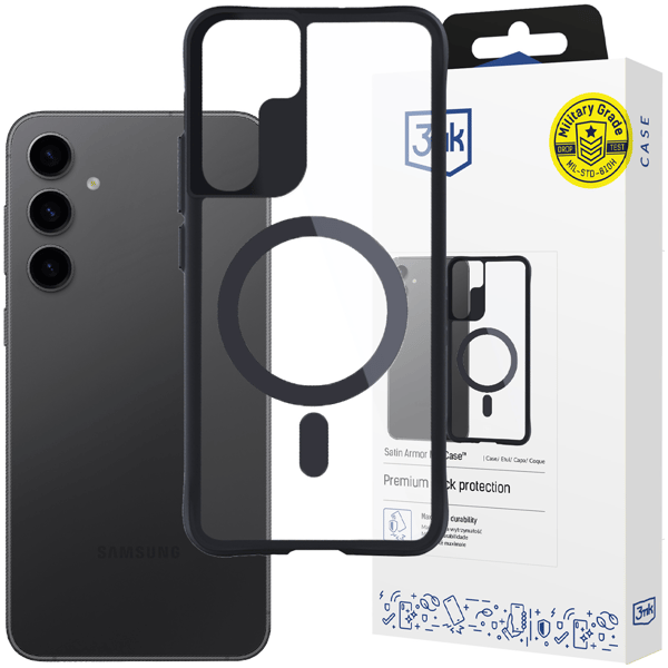Samsung Galaxy S24+ - 3mk Satin Armor MagCase