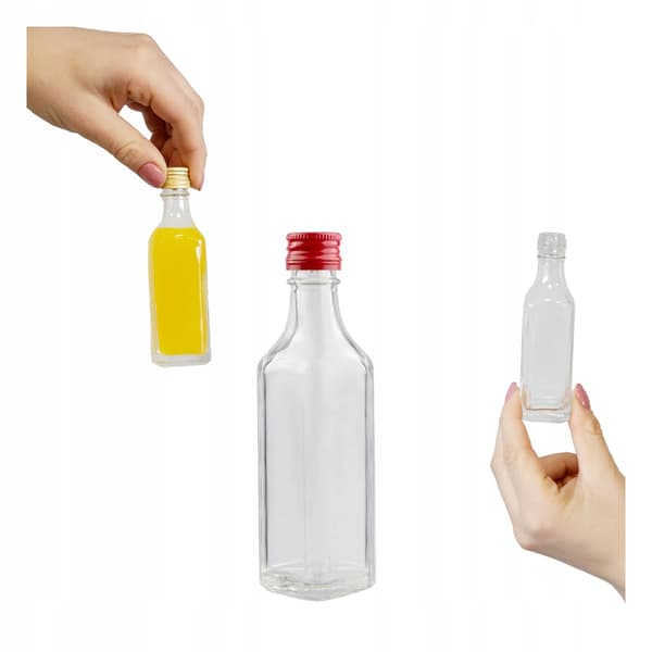 10x FLASKA ANGLE 50ml + KORK Miniflaskor Present Bröllopstinkturer