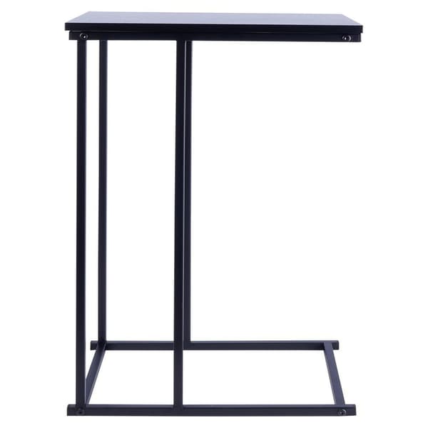 Sort metal sofabord side 40x26x58 cm