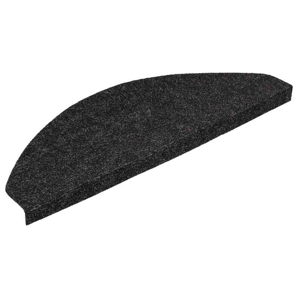 vidaXL selvklæbende trappemåtter 20 stk. sorte 56x17x3 cm