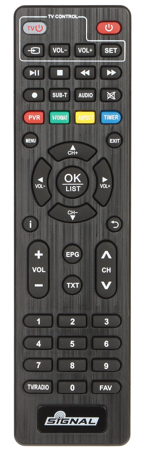 Fjärrcontroll för T2-serien tuners Pilot-T2