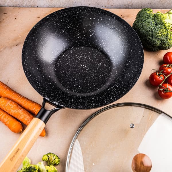 WOK MED MARMORLOCK 30 cm KINGHOFF KH-1984
