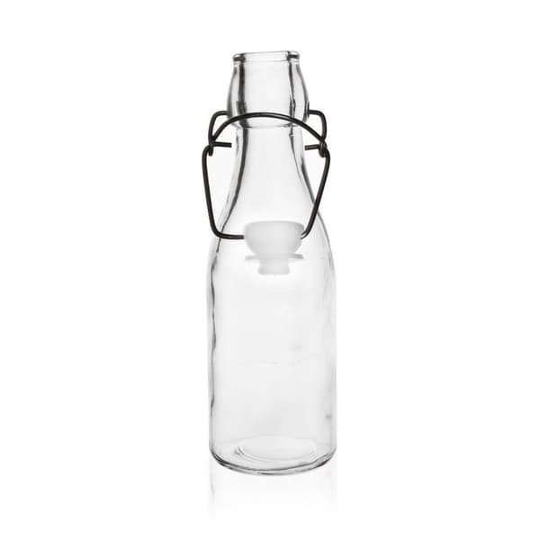 Lasinen pullo klipsillä 290 ml