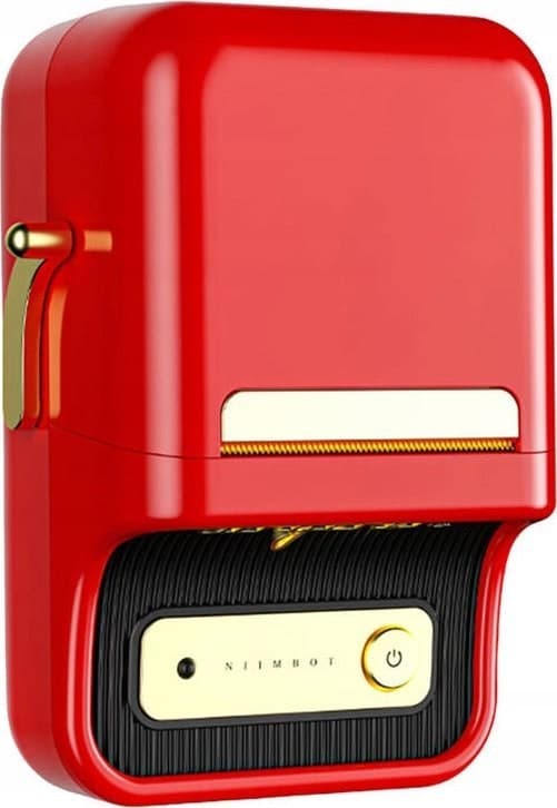 Niimbot B21S etiketprinter rød, 1200 mAh, Bluetooth