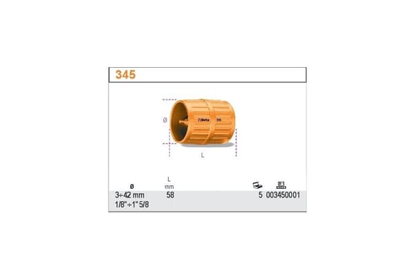 RÖRAVGRADARE FI 1/8-1''5/8 - BE 345