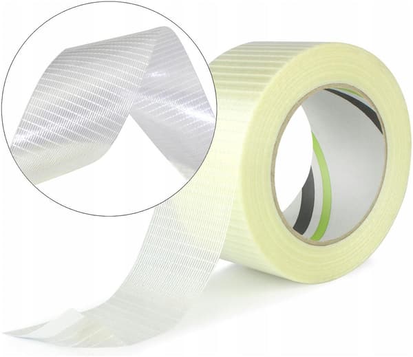 Tvärbindningsband förstärkt med glasfiber 48 mm/50 m