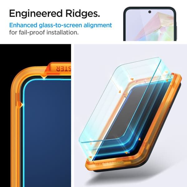 Härdat glas SPIGEN ALM GLAS.TR 2-PACK GALAXY A35 5G KLAR