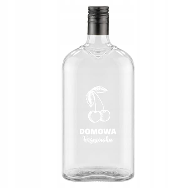 Flaska Klassisk 500 ml med tryck Hemlagad Körsbärssnaps