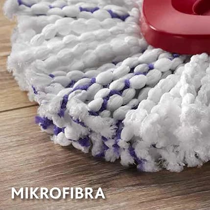 VILEDA Turbo 3-i-1 mikrofiber spinnmoppinsats
