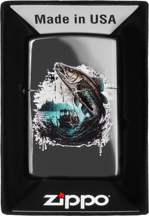 Zippo-sytytinsetti FISH AND BOAD DESIGN lahja nro 2