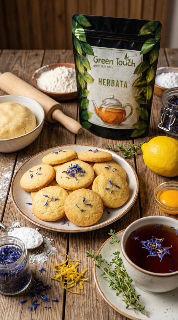 Sort te Earl Grey Blå Blå 100 g Bławatek Ceylon Green Touch