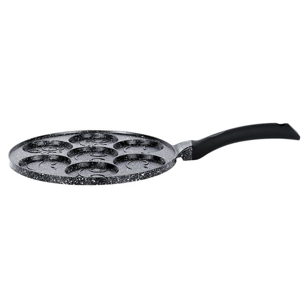 Munapannu graniitti 7 reikää BLACK LINE 26 cm