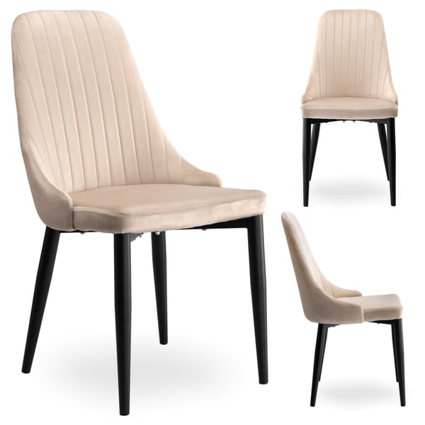 LORIENT VELVET beige sammetsfåtölj