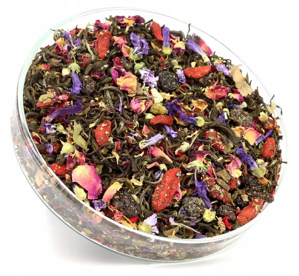 Vit te Hallon Goji hallon ros 50g