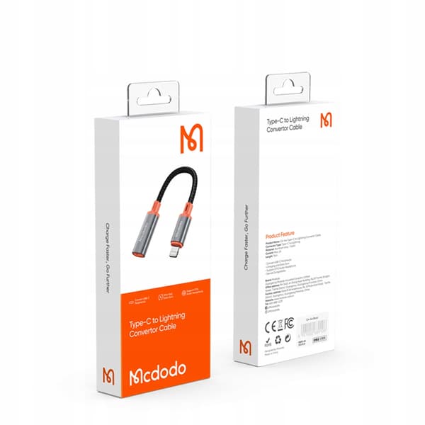 MCDODO LIGHTING-SOVITIN USB-C OTG 2A IPHONE X:LLE 11 12 13 14