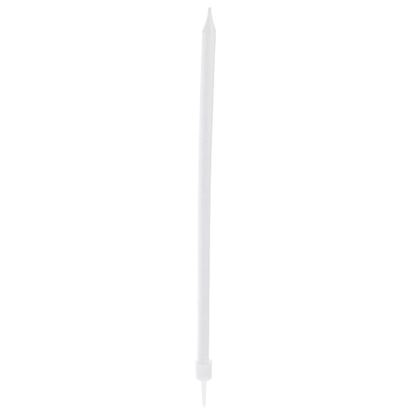 Kagelys hvide lange 14,5 cm 12 stk.