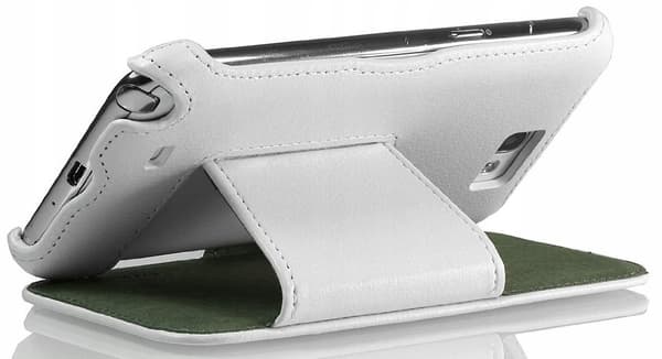 StilGut - Ultratunt läderfodral till Galaxy Note 2 Vitt