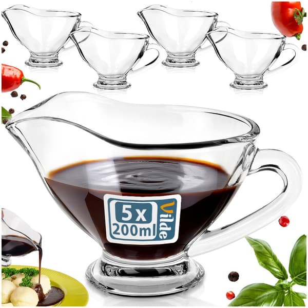 Glas såsboat 200 ml 5 st