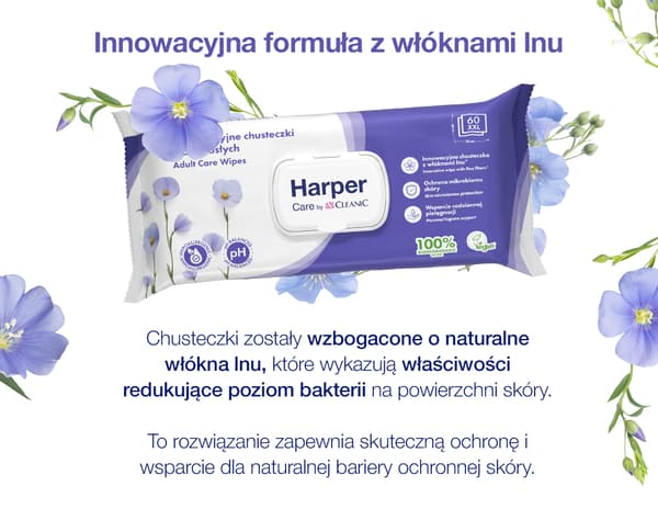 HH Kroppsvårdservetter Harper Care 60 st.