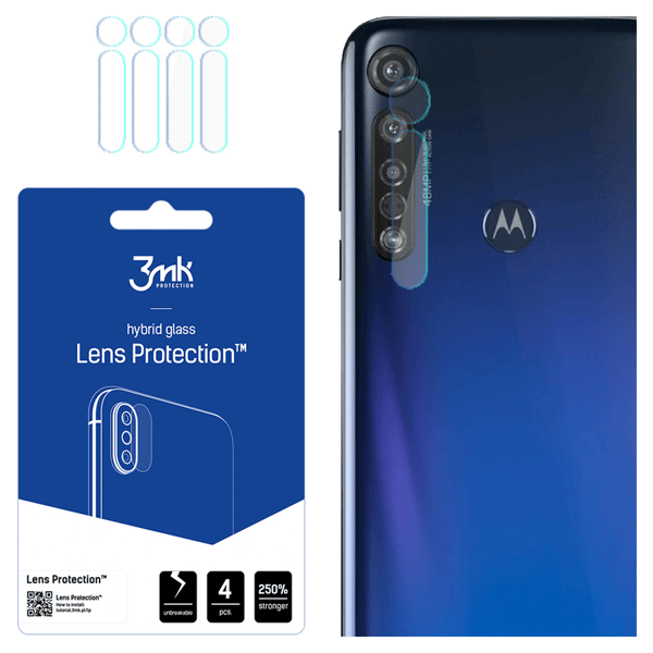 Motorola One Vision Plus - 3mk linsskydd