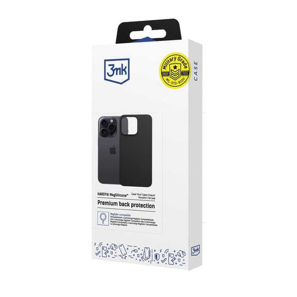 Apple iPhone 16 Pro Max - 3mk Hardy MagSilicone Grafit