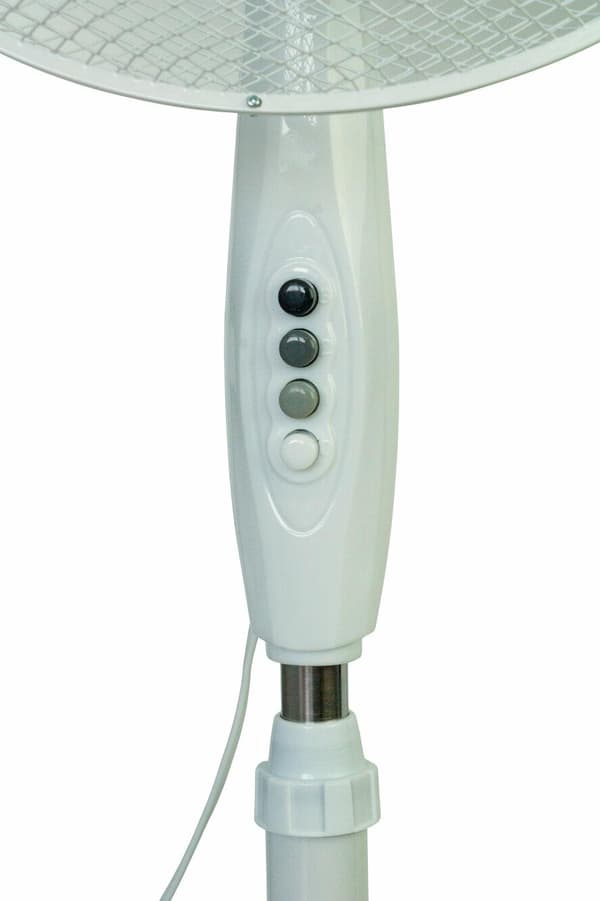 VOLTENO GULVVENTILATOR HVID 40CM KRYDSFODSEL
