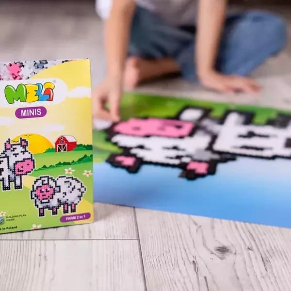 Meli Minis Farm 2i1 klodser - 500 stk.