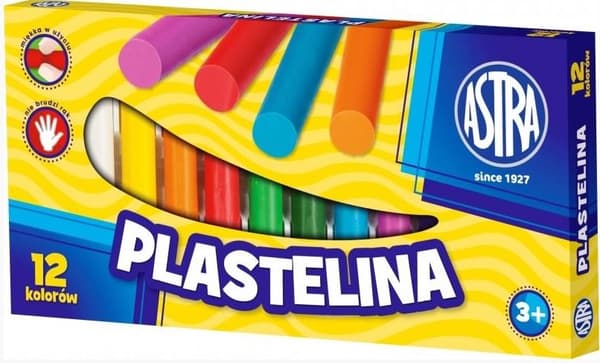 Astra - Plasticine 12 färger - 0095