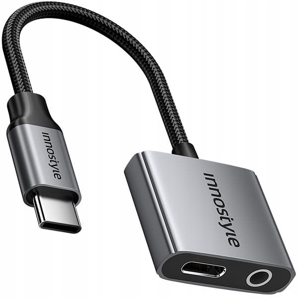 INNOSTYLE USB-C MINI JACK 3.5 ADAPTER AUX-KABEL TIL SAMSUNG DAC