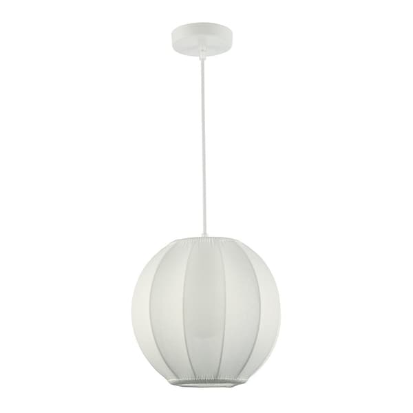HÄNGLAMPA DANA 1 E27 VIT MILAGRO ML1805