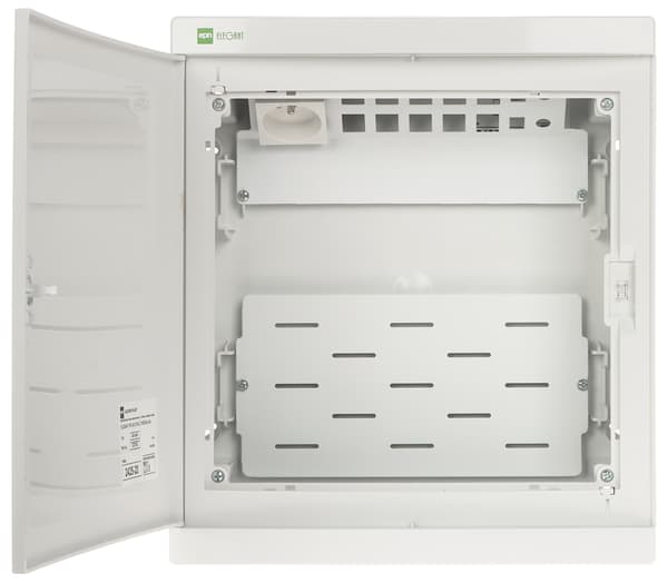 Elektro-Plast väggmonterad fördelningsbox 24 moduler elegant media 2x12 vit