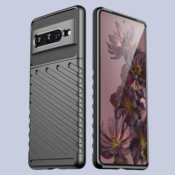 Thunder Case flexibelt armerat skal till Google Pixel 7 Pro svart