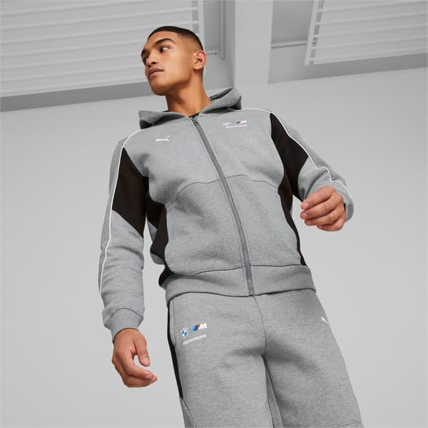 Puma BMW MMS HDD herrluvtröja grå 53813103 r M