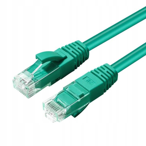 MicroConnect CAT6A UTP 1m Grøn LSZH