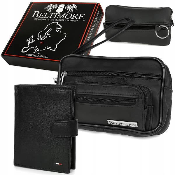 Beltimore premium plånboksfodral i läder, presentset