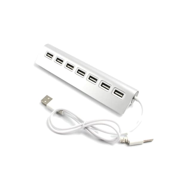 7-port USB 2.0 aluminium 1x7-splitter