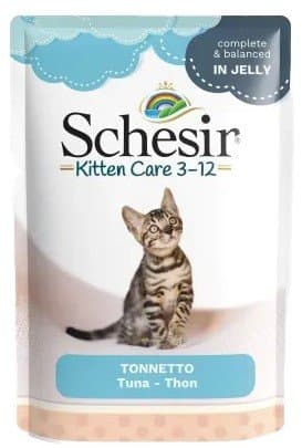 Schesir | Killingepleje | Vådfoder til killinger - 85 g pose - Tun i gelé 85 g