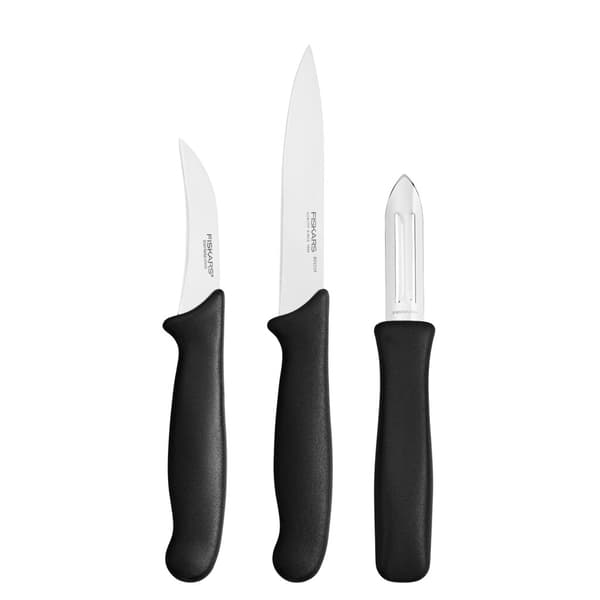 FISKARS SET MED 3 ESSENTIAL SKALNINGSKNIVAR