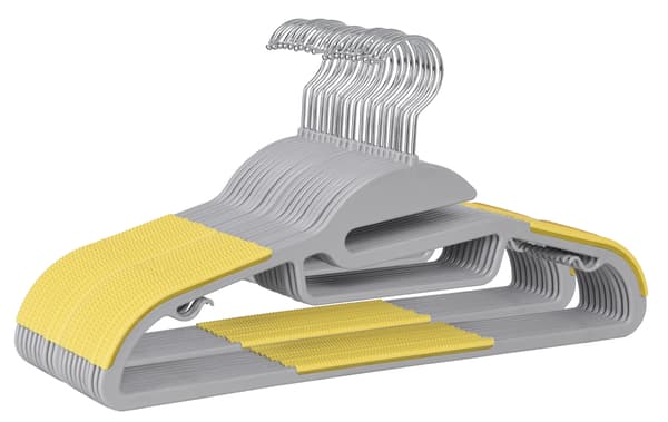 Flexi-henkari, 20 kpl, harmaa ja keltainen