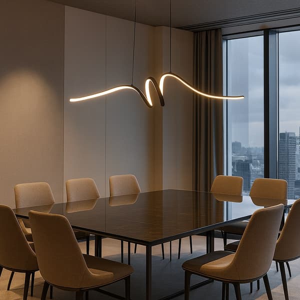 LOOP LED HÄNGLAMPA SVART MILAGRO ML1577