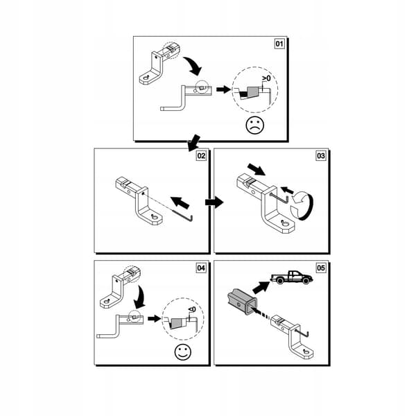 HAK ADAPTER USA indstilling for slørjustering AH-7 Auto Hak