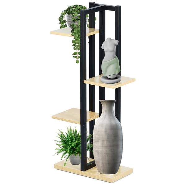 Metal blomsterstand 4-etagers 93 cm