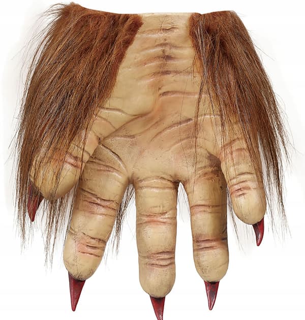 Handsker med ulvekløer til halloween kostume