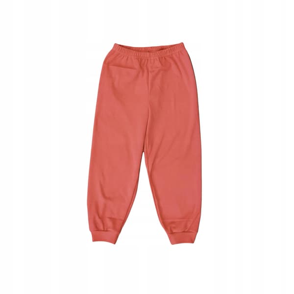 BARNPYJAMAS 92 för FLICKOR 100% bomull Smiley CORAL