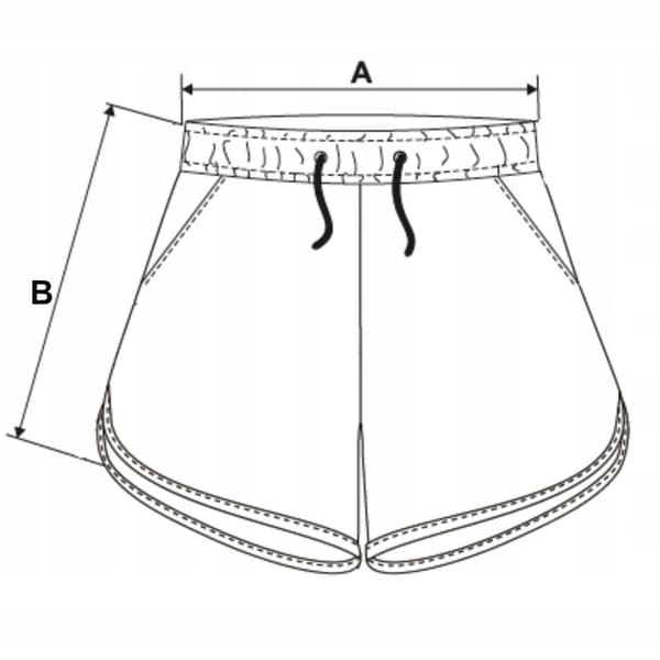 Dameshorts med elastisk linning, bundet, løs, klassisk, leopardprint MORAJ XXL