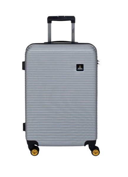 National Geographic Abroad Medium Resväska Silver