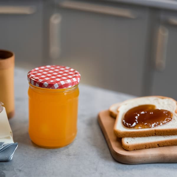 40x STRAIGHT glaskrukke 450ml til JAM HONNING SYLTETØJ glasbeholdere